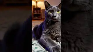 Rich cat 😎 #RichCat🐾💎 #LuxuryCat😼✨ #RoyalFeline🐱🤑 #MillionaireMeow🏡🐈 #SpoiledCatLife👑🐾 #CatKingdom