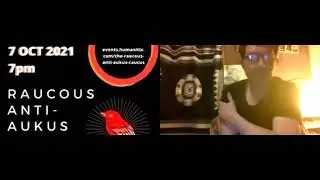 Scott Ludlam speaks at the Raucous Anti-AUKUS Caucus 7 October 2021