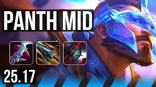 PANTHEON vs SYLAS (MID) | Dominating | KR Master | 25.17
