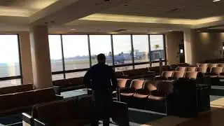 Walking through Palm Beach International Airport (PBI)
