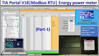 S7-1200 connect with energy power meter via Modbus communication Part-1