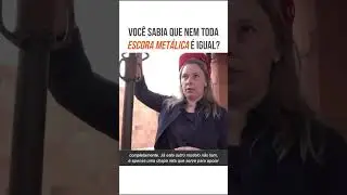 Conhe&ccedil;a a diferen&ccedil;a entre escoras met&aacute;licas #shorts