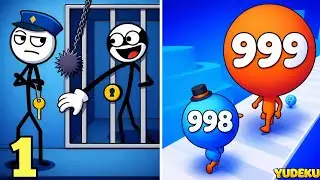 🧠🏃 Thief Puzzle X Big Head Run – Brain Tricks & Big Head Chaos! 😂🔥