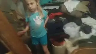 we saw a ghost in the basement...