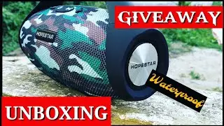 Hopestar H32 Bluetooth speaker unboxing and giveaway | looks alike jbl boombox | techtapas