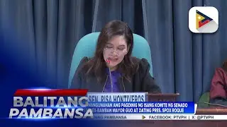 Sen. Hontiveros, pinangunahan ang pagdinig ng Senate Sub Committee on Justice and Human Rights