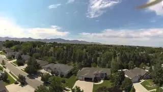 Arris CM2000 V4 Gimbal First Flight (Phantom + Gopro H3)