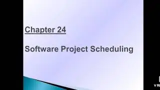 Software project scheduling