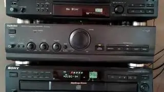 Easy CD copy to MiniDisc with CD-TEXT, Sony Control A1, MDS-JE530 + CDP-CE525