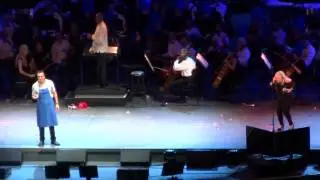 140913 - Hank Azaria (Moe) + Nancy Cartwright (Bart) @ The Simpsons Take the Hollywood Bowl~