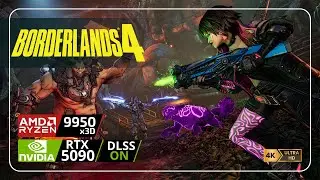 Borderlands 4: Bad@ss Graphics in 4k | RTX 5090 + R9 9950x3D | No Commentary