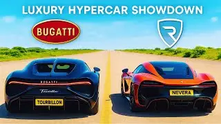 BUGATTI Tourbillon против Rimac Nevera &mdash; битва гиперкаров. Скорость переписывания.