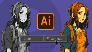 🤖Aplicar color con I.A. en Illustrator
