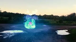 SUPER SAIYAN BLUE Aura After Effects Test