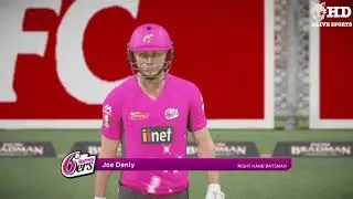 BBL 2018-19 - Sydney Sixers V Brisbane Heat highlights | Big Bash League | DBC 17 Gameplay