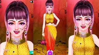 Dress Up and Makeup Game - Indian style Fashion Show Style Dress Up & Makeover Games