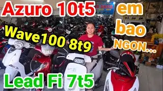 Đẹp miễn chê Aruzo 10t5 Lead Fi 7t5 Wave100 8t9 máy zin xe đẹp Vespa Spint 23t5 ở Anh Khoa