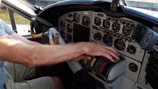 DeHavilland Otter GE H80 Turboprop Engine Seaplane Ramping on the Trailer
