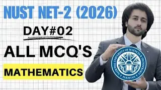 NUST NET 2 1st Feb 2026 Math All MCQs I NUST NET Today Math MCQs Solution I NUST NET 2026 Prep I NET