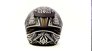 Kabuto Aeroblade 5 Samurai Matt Black White 360 Degrees Video