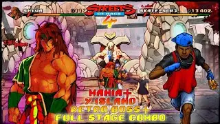 Streets of Rage 4/ V8/ Co-op/ Mania+/ Y Island Full Stage Combo + Retro Boss!