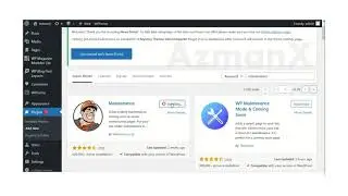 Maintenance Page on WordPress