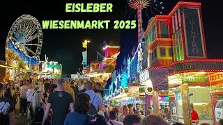 Eisleber Wiesenmarkt 2025 | Volkfest | Germany 🇩🇪 | Walking Tour #festival #travel