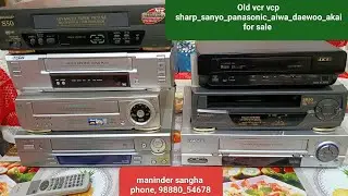 Old vcr vcp sharp_sanyo_panasonic_aiwa_daewoo_akai for sale 