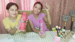 تزيين زجاجة المياه المدرسية🥤🧊📿 Back to school 🏫