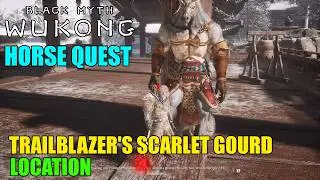 Black Myth Wukong Trailblazer's Scarlet Gourd Location | Black Myth Wukong Horse Quest Part 101
