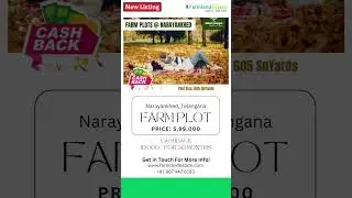 Farm Plot in #narayanked #Earn 10K for 30 Months  #farmlandforsale #farmland #realestateagents