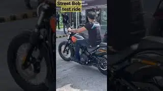 Harley Davidson Street Bob test ride
