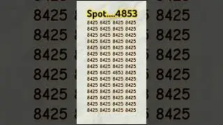 Keen Vision ? Try this series find #4853 #fypp #fypage #fypyoutube #shortsfeed #ytshorts