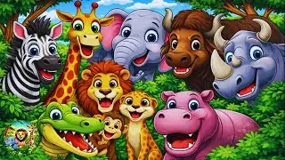 Top 5 SOUND SAFARI SONGS FOR KIDS | Safari Family Kids Music