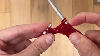 How to Increase One (Inc1) in Knitting - Very Basic Demonstration