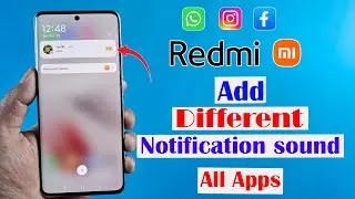 How set different notification sounds for different apps in redmi