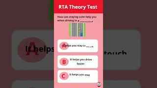 RTA THEORY TEST Dubai 2025 | Quiz Part 14 #shorts