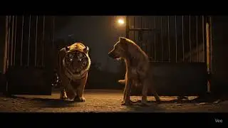 Dog and Tiger s Bold Alliance Lion And Dog Show Middle Finger 😂 #lionking #god #middlefinger