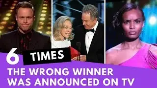 6 Times The Wrong Winner Was Announced on Live TV! | Hollywire