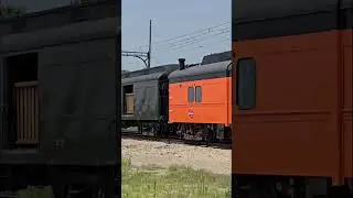 GTW 2407 and BN 5383 Pulling the Coach Train at IRM!!