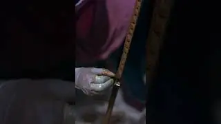 Katana sword clay tempered ready for batter #katana #sword #blacksmith #master #quenching #quench