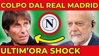 🔴 CALCIOMERCATO NAPOLI, È SUCCESSO POCO FA. RICHIESTA BOMBA DI CONTE E ADL CHIAMA IL REAL MADRID 🚨