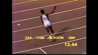 Colin  Jackson  110m  Hurdles  World  Junior  Championship  Athens  1986.