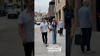 Tamra Judge  and husband holding hands in New York today #realhousewives #tamrajudge #newyork