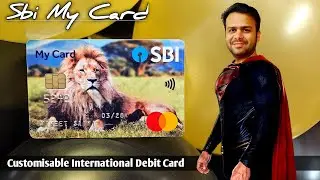 SBI my card | customisable International Mastercard or visa debit card | sbi debit card apply