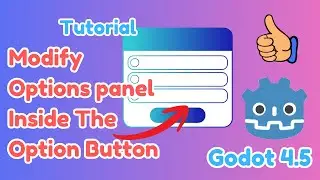 How to Modify Option Button In Godot Tutorial, Modify Theme In Godot Option Panel Easy Steps