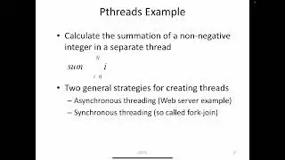 Chapter 4 05 Thread Libraries and Pthreads