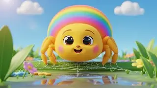When the Rain Stops! Itsy Bitsy Spider Builds a Strong New Web 🕷️🌤️ | Kids Song