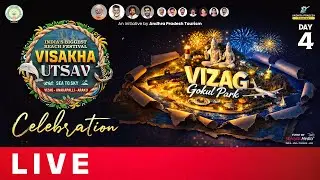 Visakha Utsav Celebrations 2026 Gokul Park Live | Day 4 | India's Biggest Beach Festival |AP Tourism