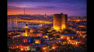 Midnight in Baku ✨ | Smooth Jazz & City Glow